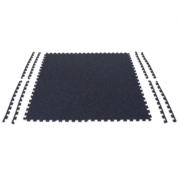 Fitnessgulv gummi 1 cm tykt (58,5 x56 cm)