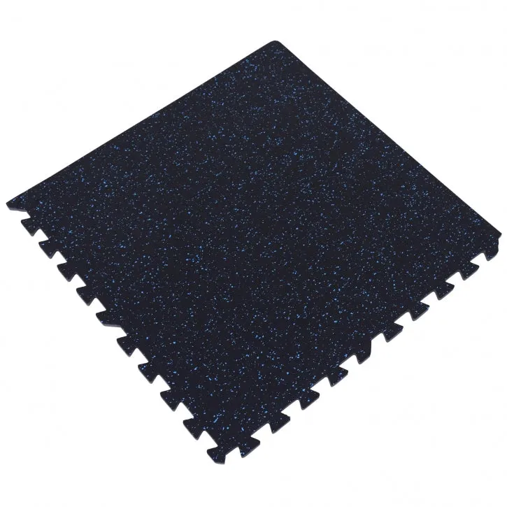 Fitnessgulv gummi 1 cm tykt (58,5 x56 cm)