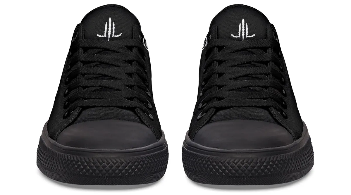 Flower Ghost Low Tops