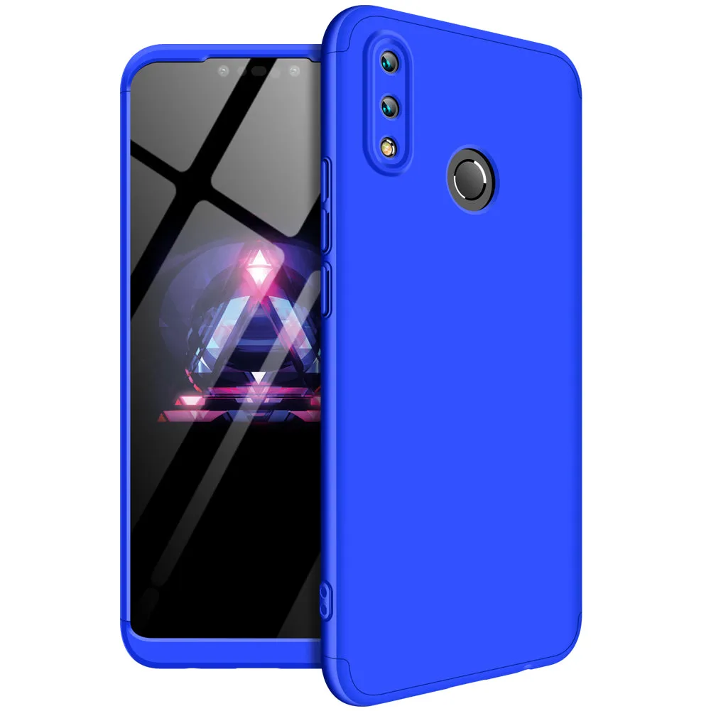 For HUAWEI NOVA 3I/P smart Plus 3 in 1 360 Degree Non-slip Shockproof Full Protective Case gold