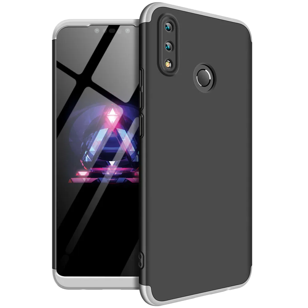 For HUAWEI NOVA 3I/P smart Plus 3 in 1 360 Degree Non-slip Shockproof Full Protective Case gold