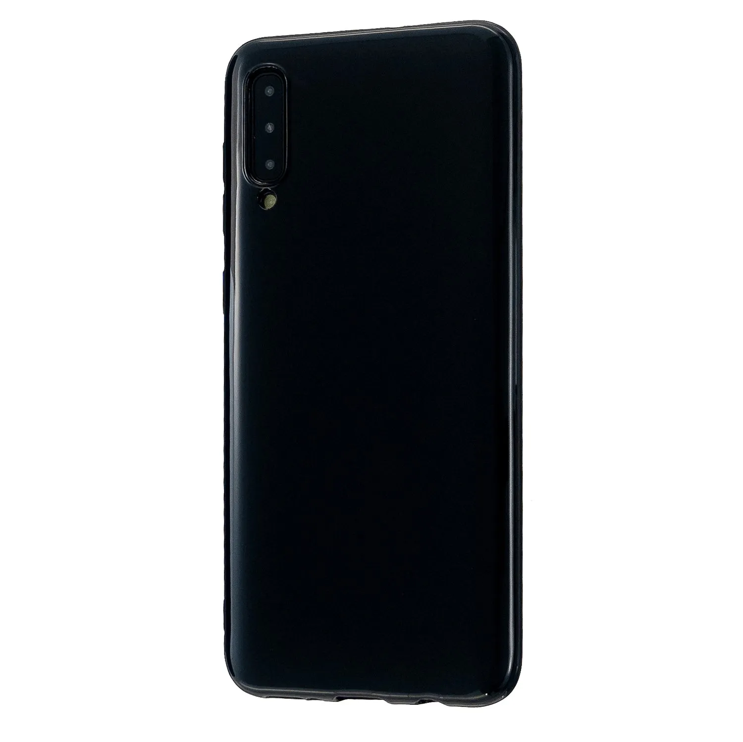 For Samsung A20E/A40/A70 Cellphone Cover Soft TPU Phone Case Simple Profile Scratch Resistant Full Body Protection Shell Bright black