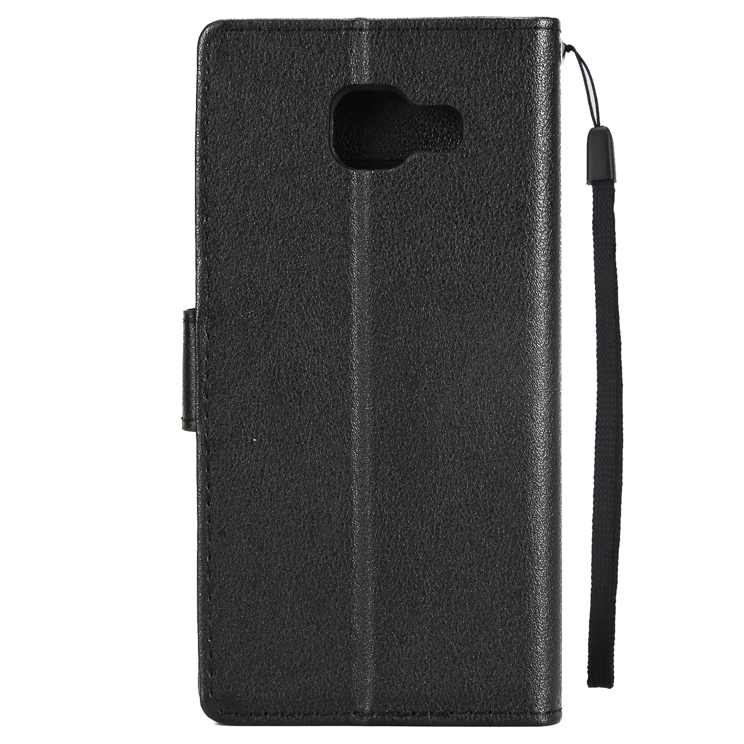 For Samsung A7 2017/A720 PU Leather Cell Phone Case Protective Cover Shell with Buckle blue