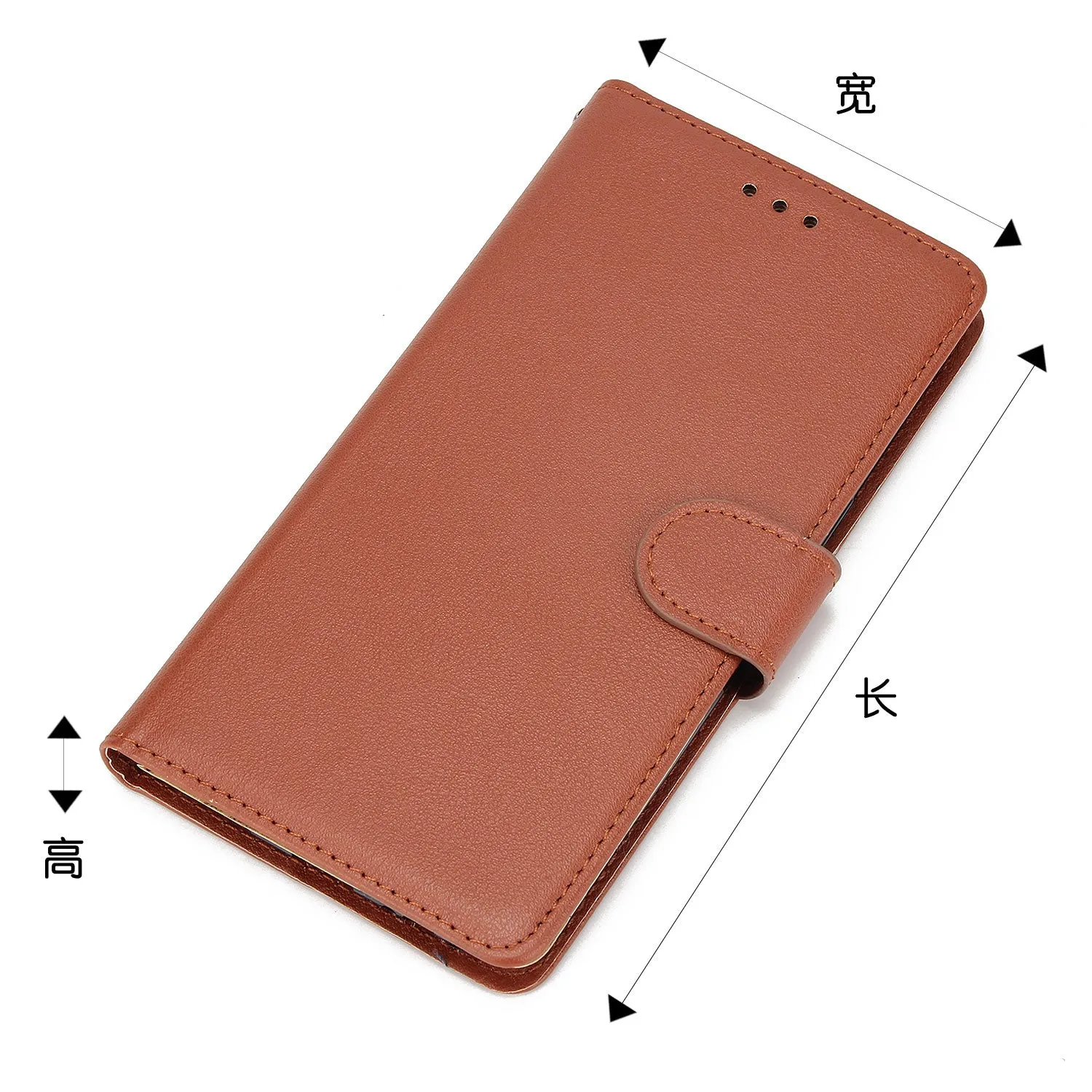 For Samsung J7 2017 European Edition/J730/J7 PRO PU Leather Protective Phone Case with 3 Card Position wine red