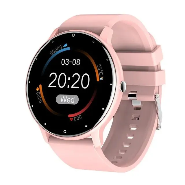 Full Touch Smart Watch: Sporty, Waterproof, Bluetooth - 2024 Edition
