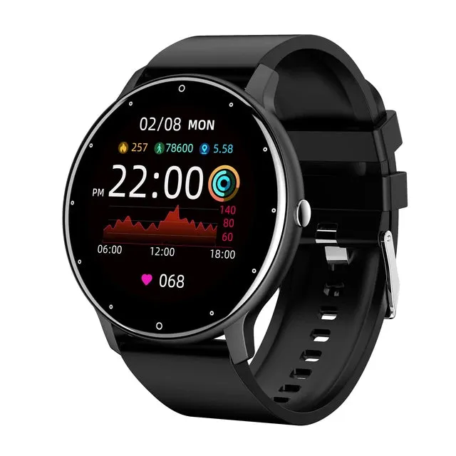 Full Touch Smart Watch: Sporty, Waterproof, Bluetooth - 2024 Edition