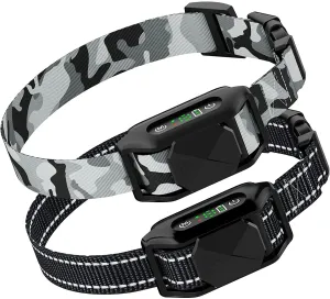 FunniPets Dog Bark Collar for 2 Dogs
