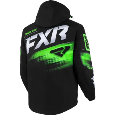 FXR Men's Boost FX Jacket, Black/Char/Lime