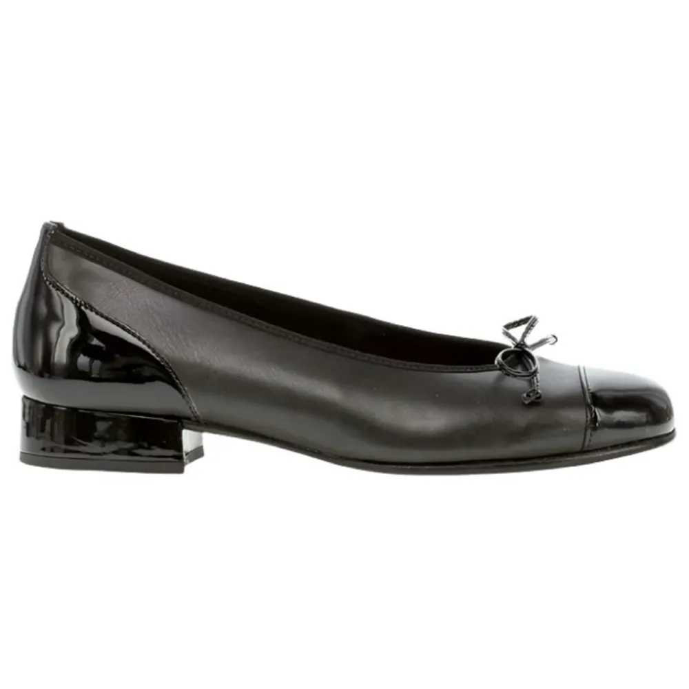 Gabor Emporium Black/Black Patent Shoes