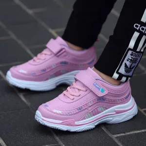 Girls Sport Shoes Waterproof Running Shoes Kids Sneakers Breathable Antislip Children Shoes