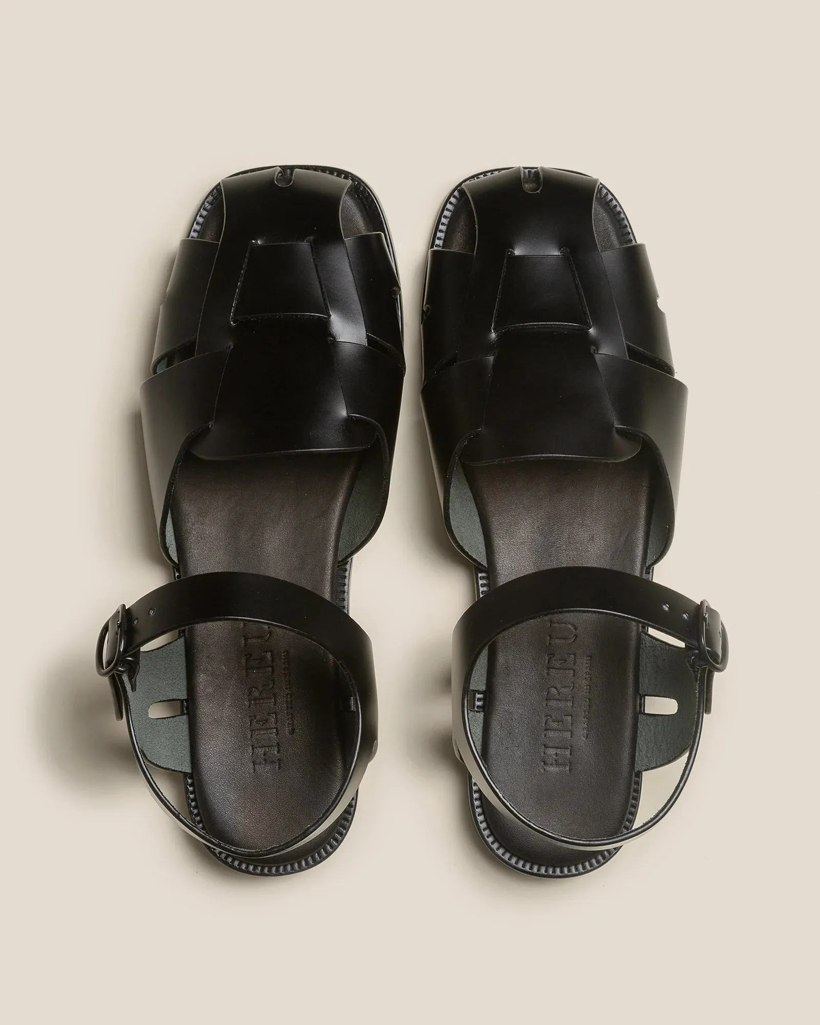 Hereu Pedra Squared Closed-Toe Fisherman Sandal