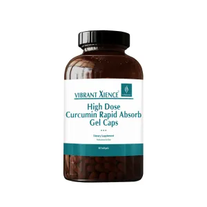 High Dose Curcumin Rapid Absorb Gel Caps