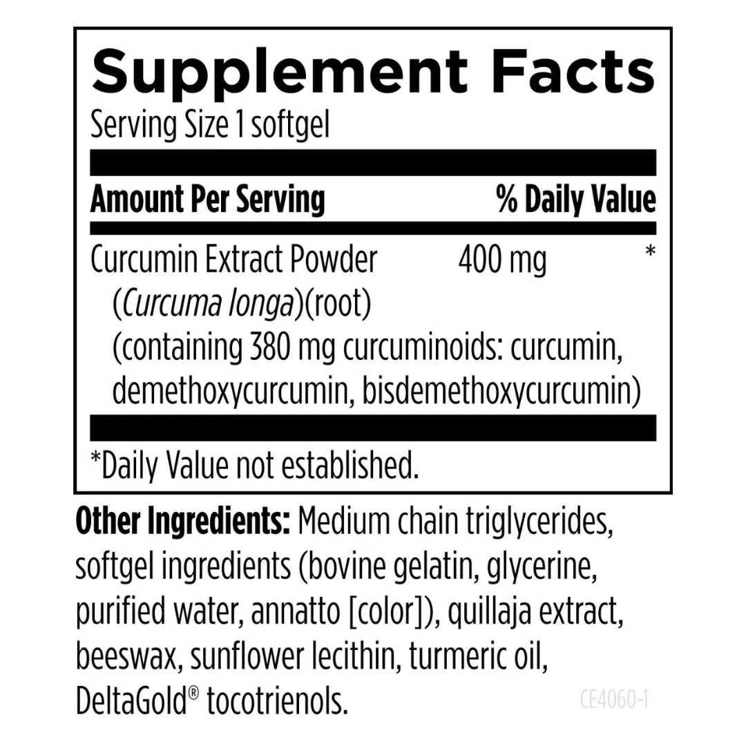 High Dose Curcumin Rapid Absorb Gel Caps