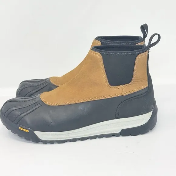 Huckberry ALL-WEATHER Chore Boot in Brown Men's Size 9 Waterproof Brown Leather