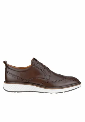 HYBRID DERBY SHOE (BROWN)- ECCO