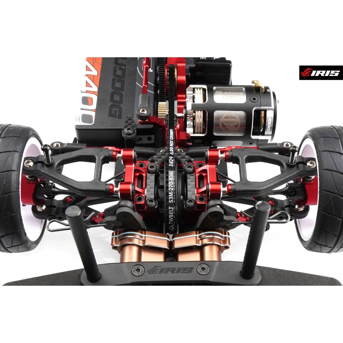 IRIS ONE.1 FWD 1/10th Front Wheel Drive Kit - Aluminium Linear Flex Chassis