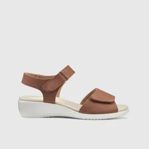 Iyla Comfort Leather Sandal Brown