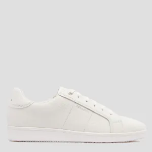 JACKIE V - WHITE TUMBLED LEATHER
