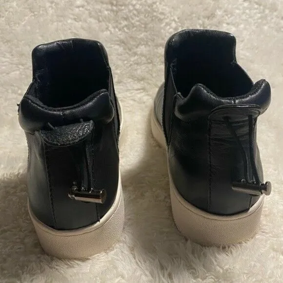 J/Slide Black Joggle Leather Boot Size 6