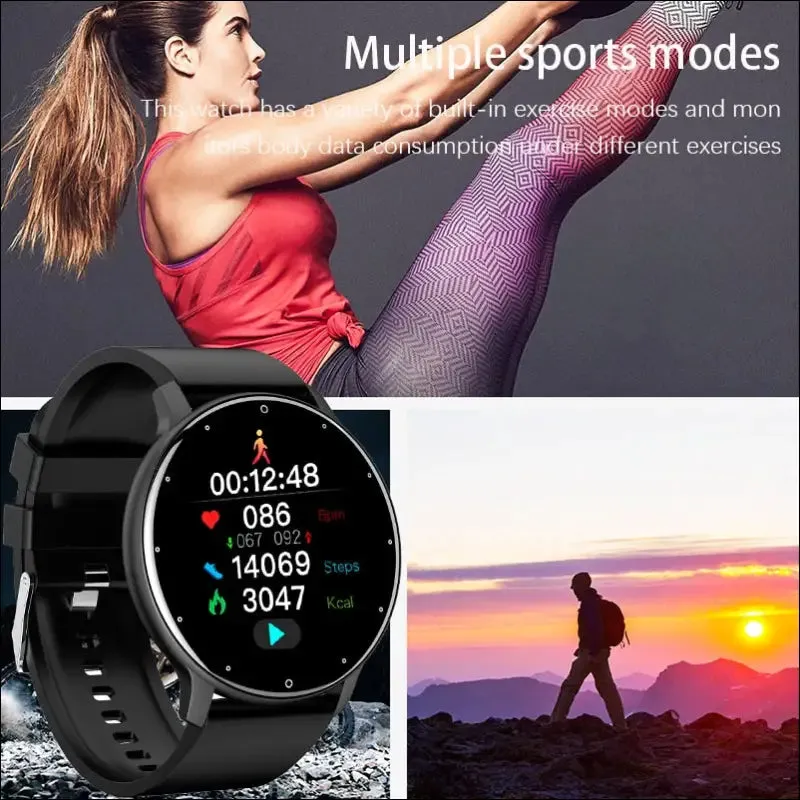 Lige 2022 new smart watch men full touch screen sport fitness watch ip67 waterproof bluetooth