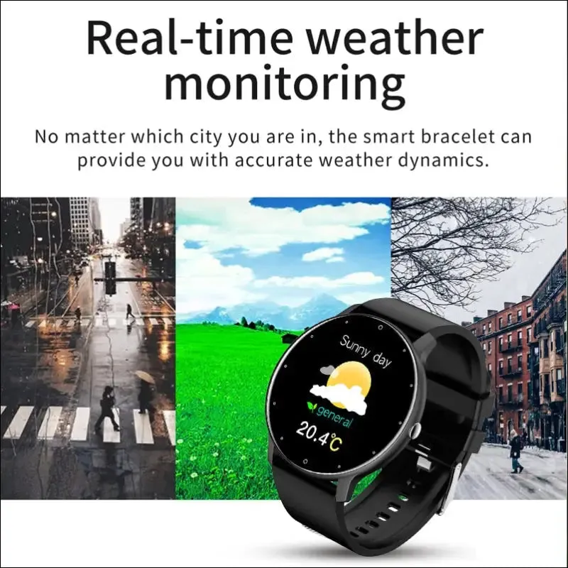 Lige 2022 new smart watch men full touch screen sport fitness watch ip67 waterproof bluetooth