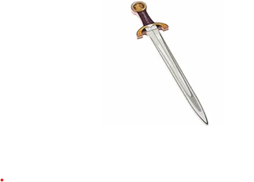 Liontouch Pretend-Play Foam Noble Knight Sword - Red