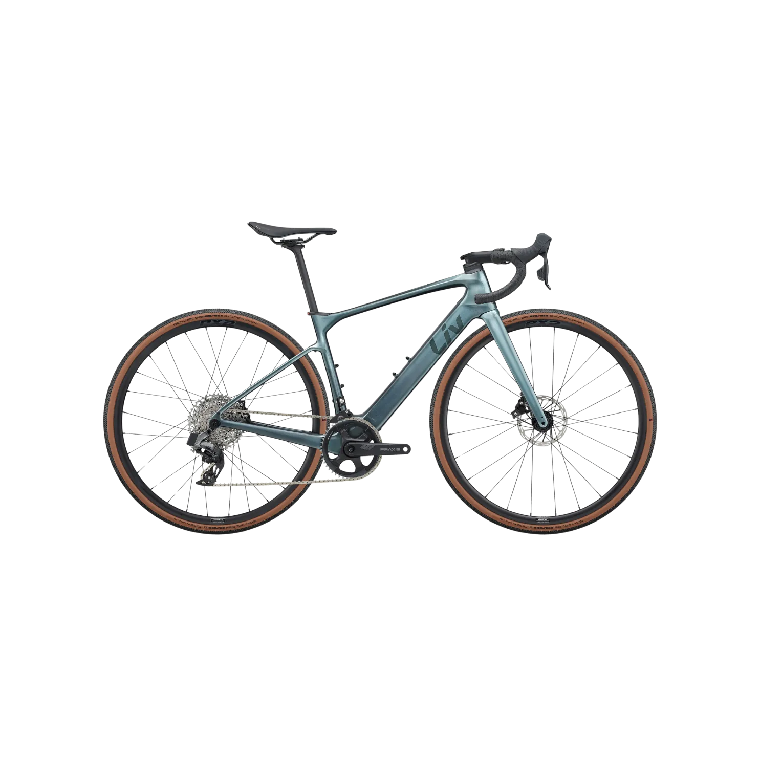 Liv Avail Advanced E  Elite AR E-Bike - Silver Pine