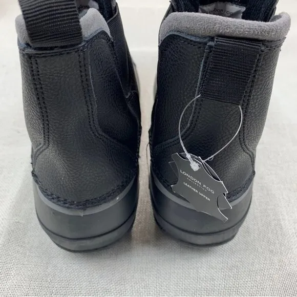 London Fog Mens Rye Duck Boot Mens Shoes Black 10M