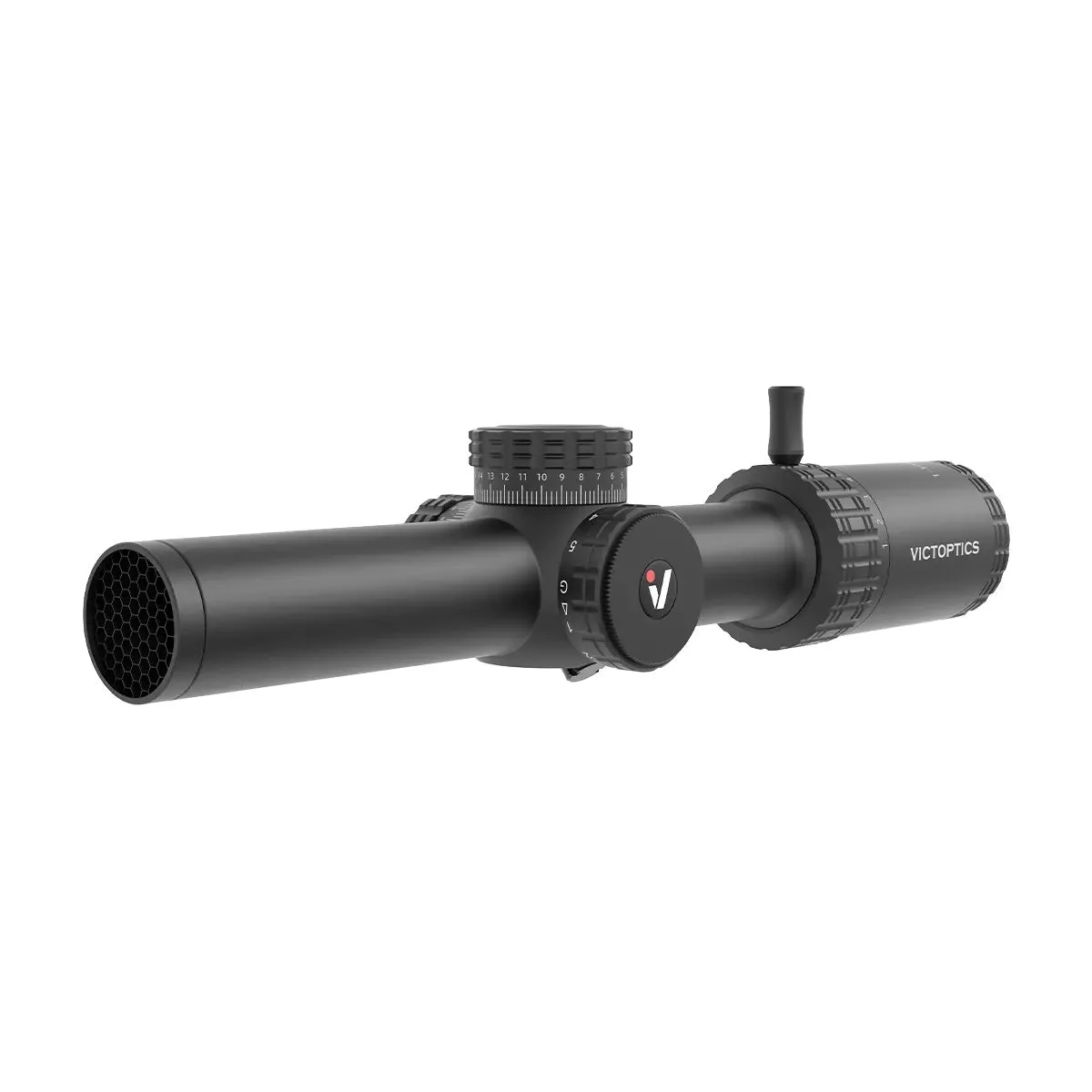 LPVO Riflescope VictOptics S10 1-10x24i Fiber - Black
