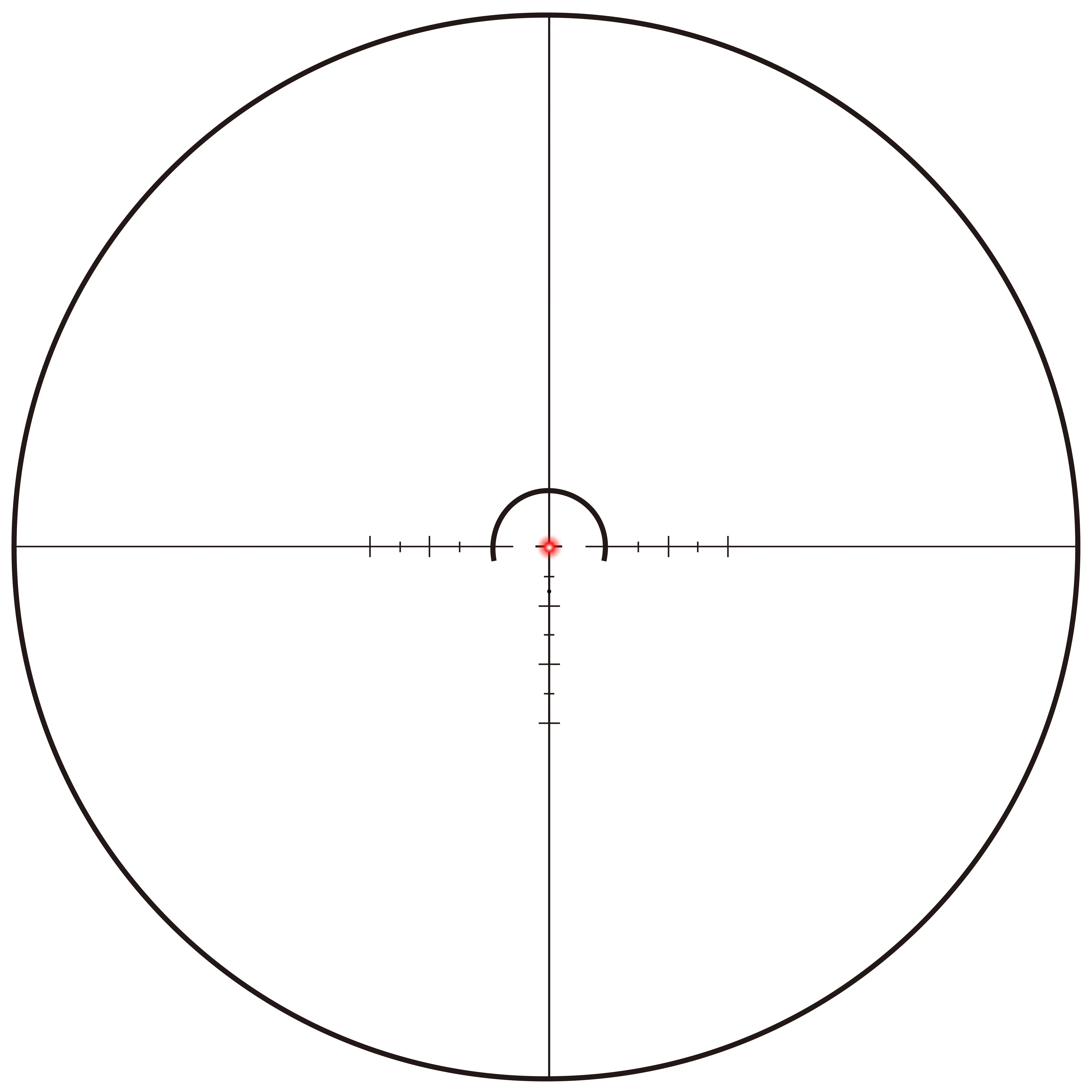 LPVO Riflescope VictOptics S10 1-10x24i Fiber - Black