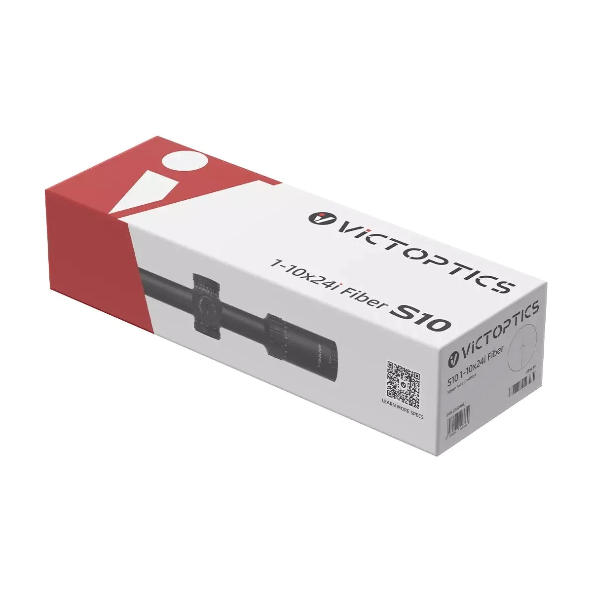 LPVO Riflescope VictOptics S10 1-10x24i Fiber - Black