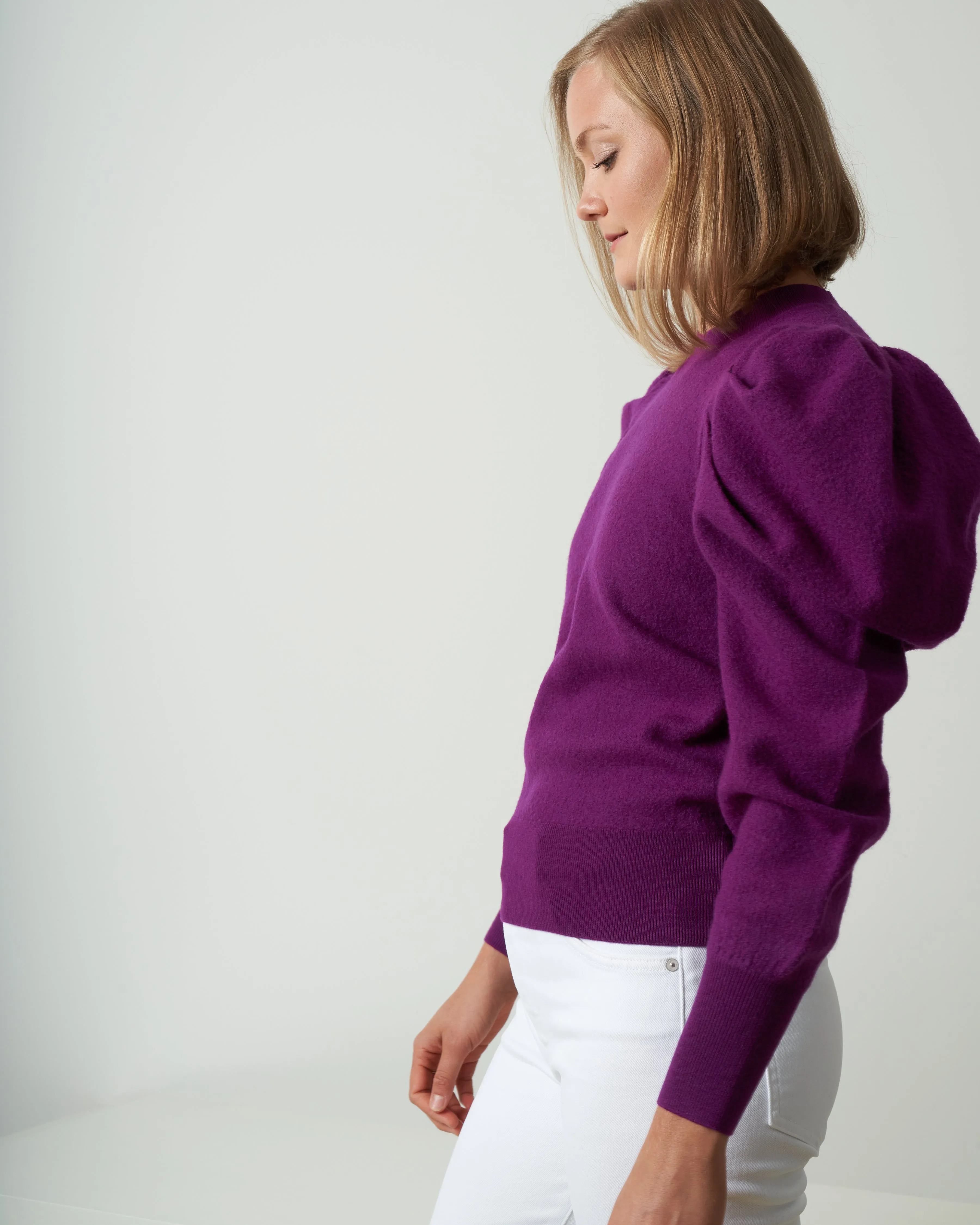 marin pullover - hibiscus