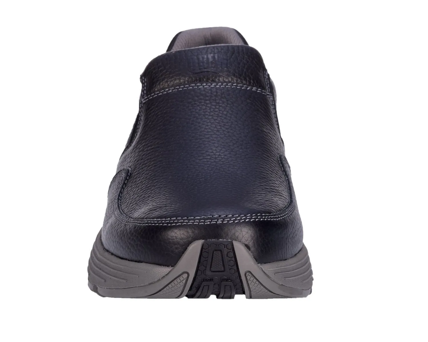 MATCH Black Pebbled Leather