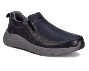 MATCH Black Pebbled Leather