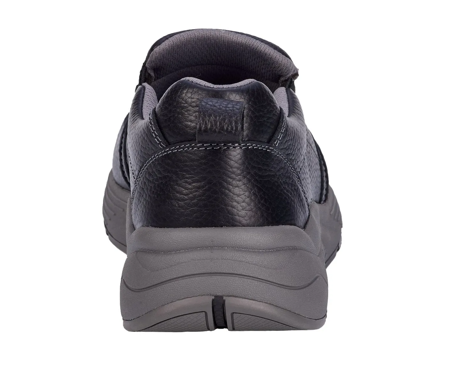 MATCH Black Pebbled Leather
