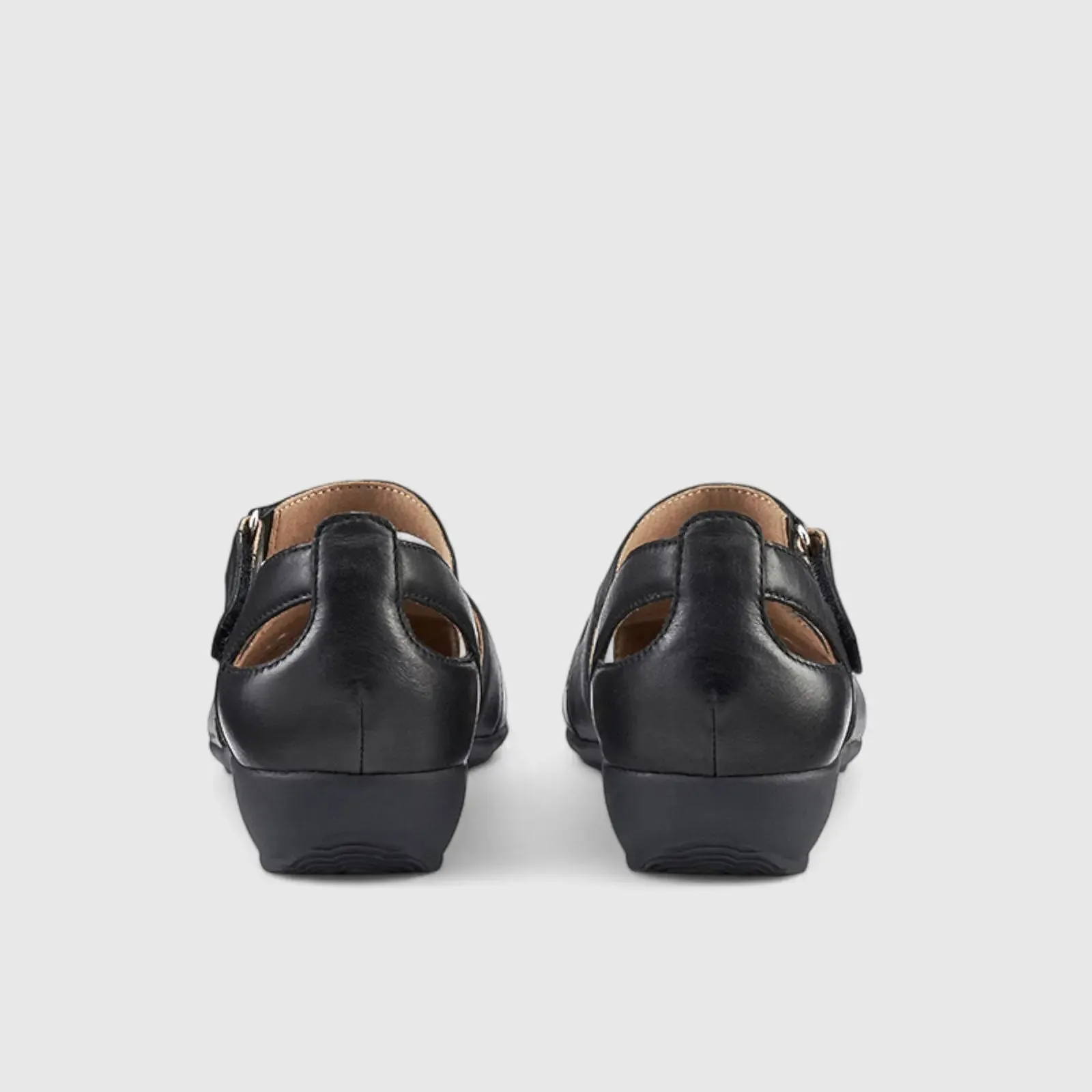 May Comfort Fisherman Leather Shoe Sandal Black