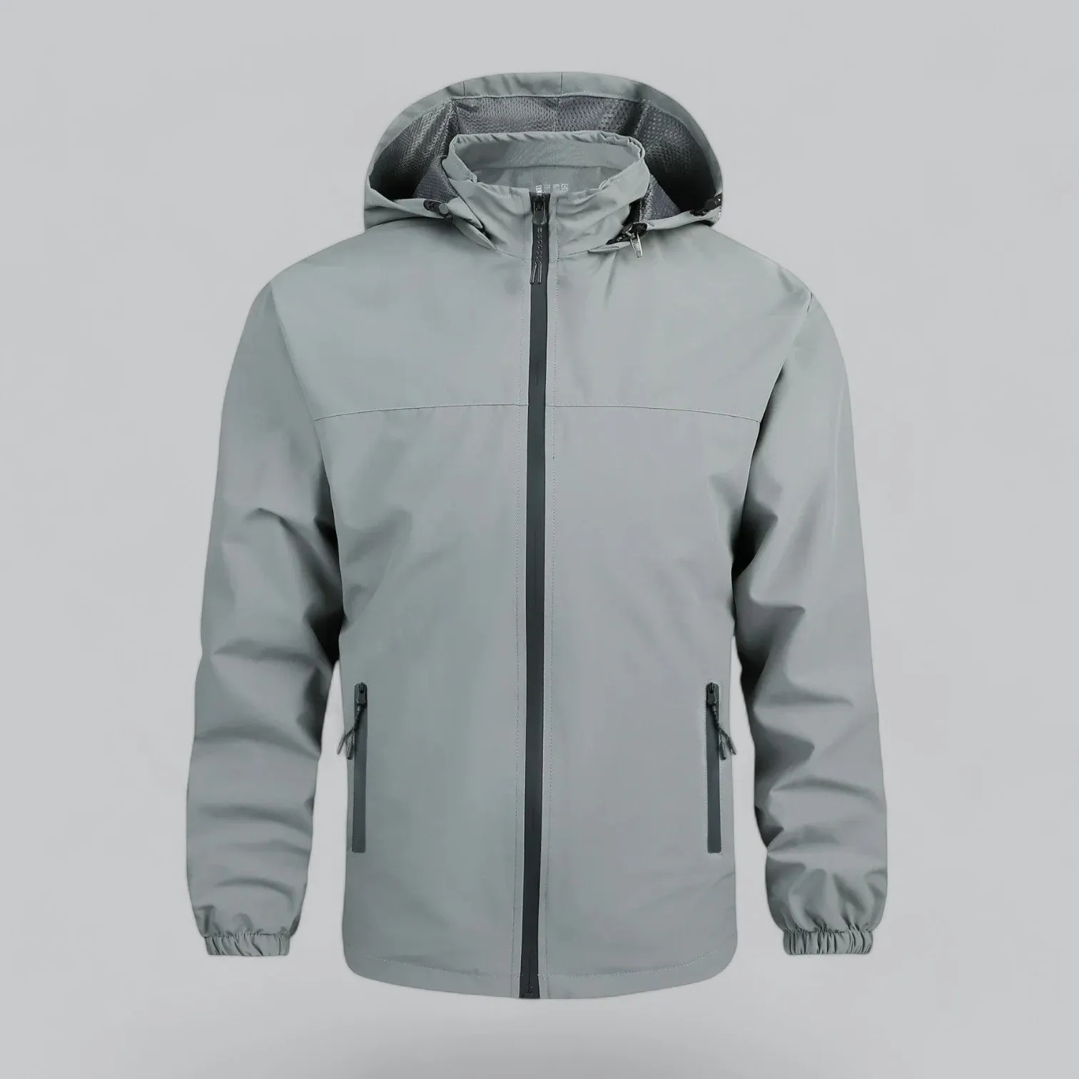 Men's Waterproof Windbreaker Jacket | Lightweight, Breathable Fabric, Adjustable Hood & Packable Design