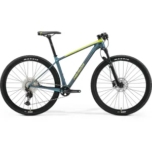 Merida Big Nine 3000 Cross-Country Bike Glossy Pearl Silk Lime/Teal Blue
