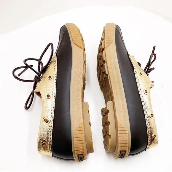 {Michael Michael Kors} Hyde Rubber/Leather Waterproof Duck Shoes