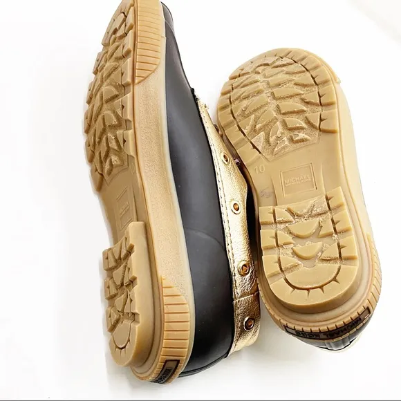 {Michael Michael Kors} Hyde Rubber/Leather Waterproof Duck Shoes
