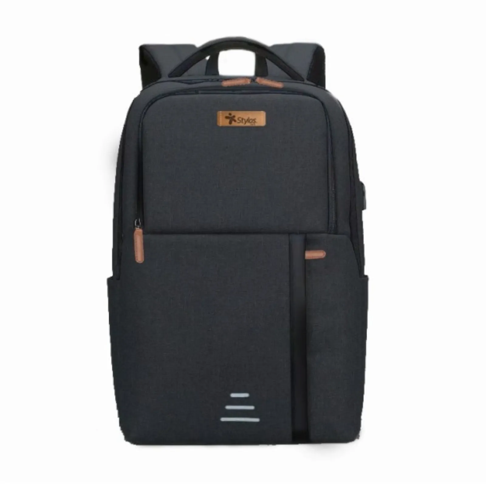 Mochila stylos smart negro 15.5 waterproof