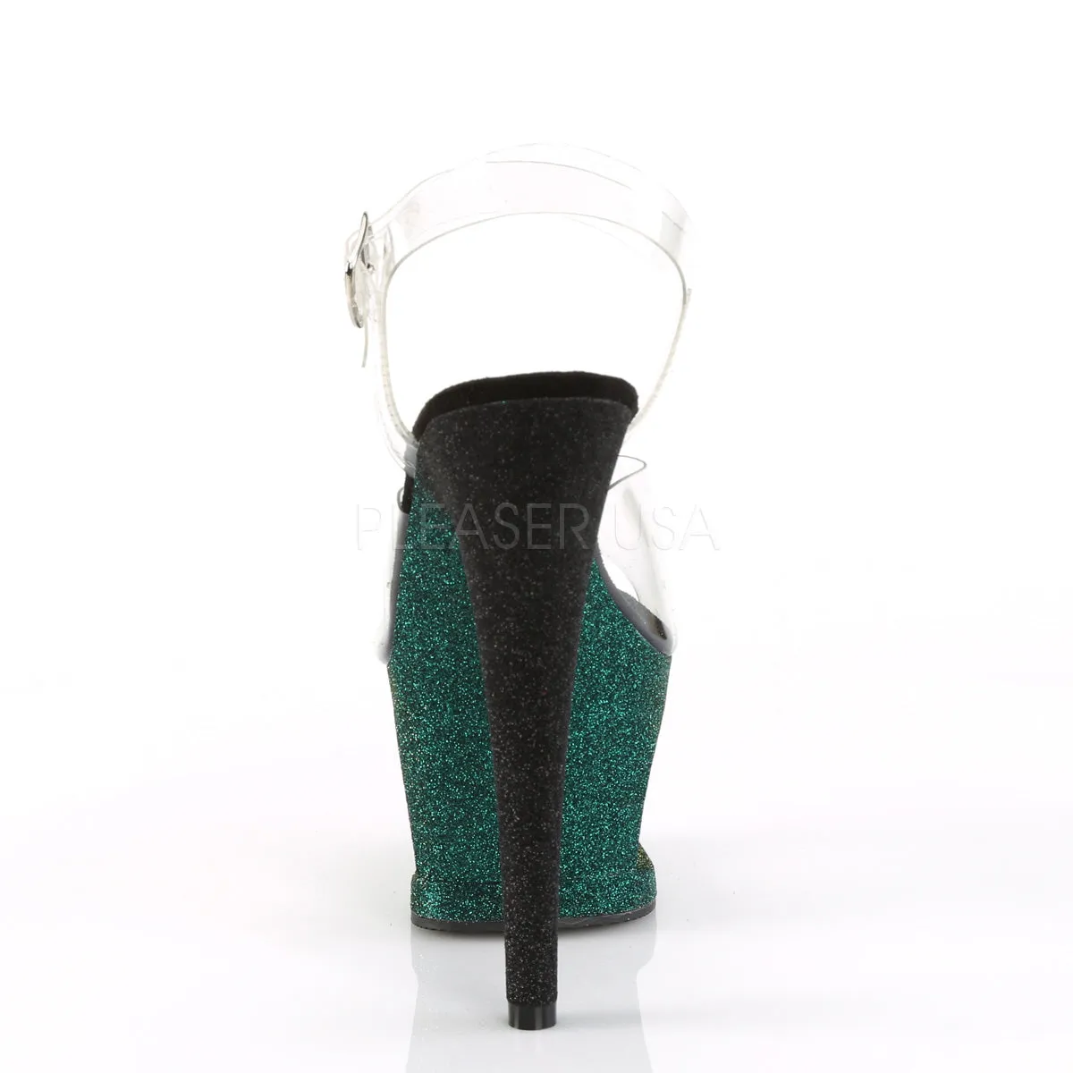 MOON-708OMBRE  Clear/Emerald-Black Ombre