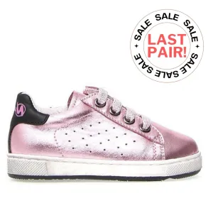 NATURINO -  Hasselt Zip Metallic/Calf Pink-Black