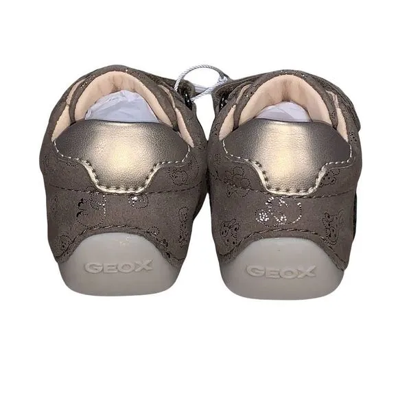 NEW Geox Teddy Bear Sneakers Baby Girl Size 4.5