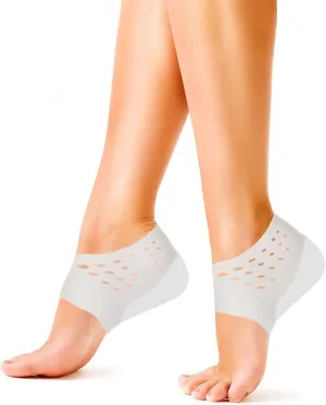 New Healifty Invisible Height Increase Insole Heel Silicone Gel Inserts Socks Wearable Cushion for Men and Women (5.5cm)