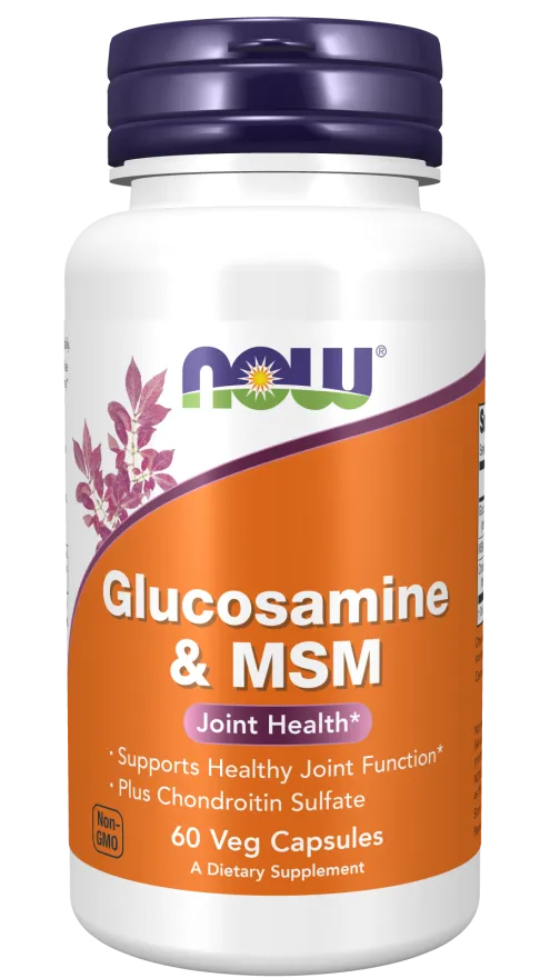 now Glucosamine & MSM 60 Veg Capsules