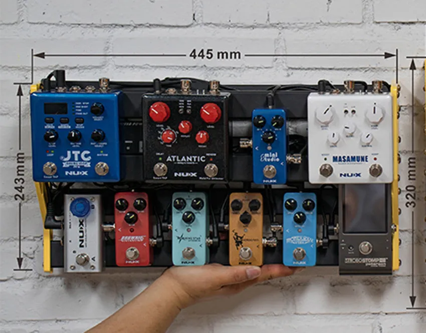 NUX Bumblebee Medium Manageable FX Pedalboard