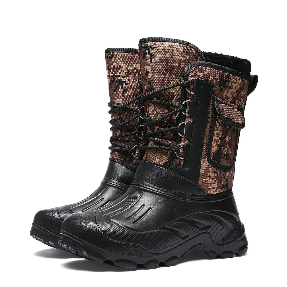 Outdoor Sports Men Boots Waterproof Shoes Men Light Rain Boots Fishing Boots Winter Snow Boots New