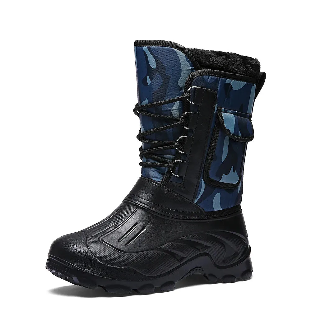 Outdoor Sports Men Boots Waterproof Shoes Men Light Rain Boots Fishing Boots Winter Snow Boots New