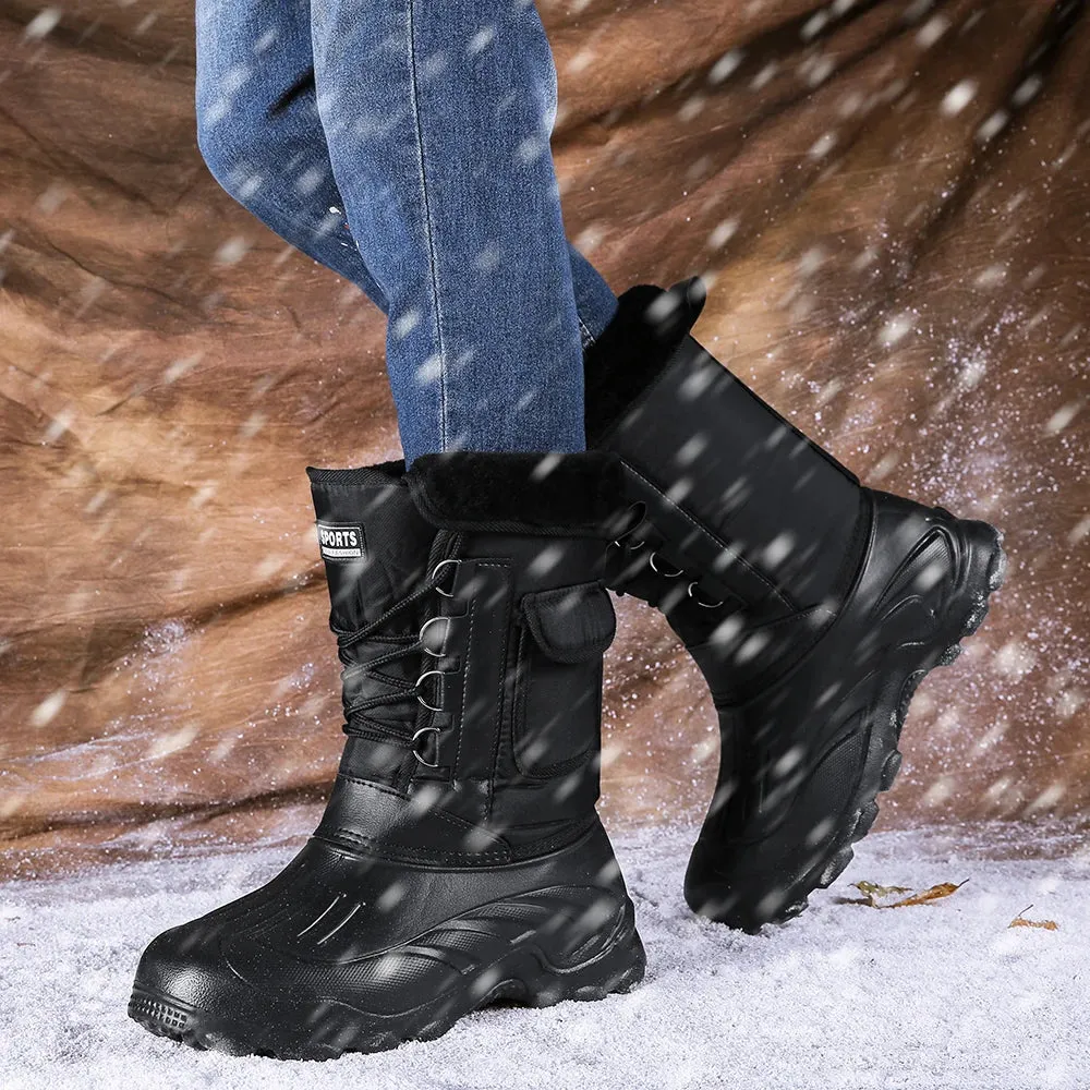 Outdoor Sports Men Boots Waterproof Shoes Men Light Rain Boots Fishing Boots Winter Snow Boots New